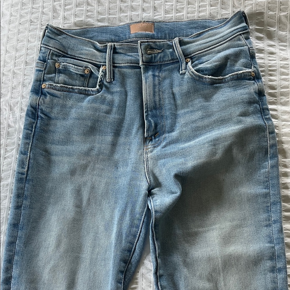 MOTHER Light Wash High-Rise Women's Jeans